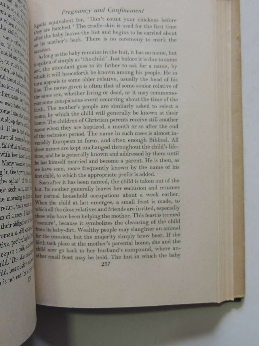 Married Life In An African Tribe (1st Edition 1940) -  I. Schapera