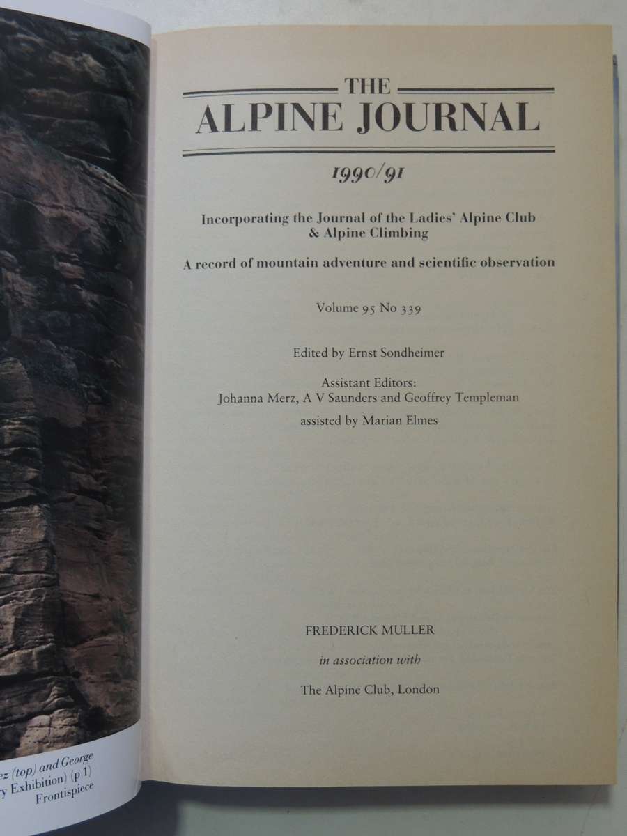 The Alpine Journal 1990/91