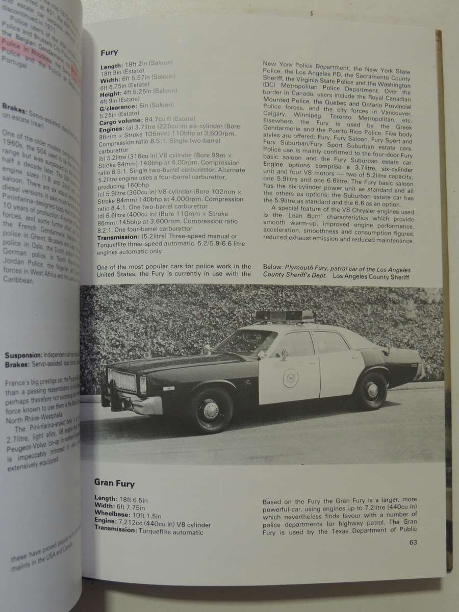 Police Vehicles Of The World - Roy D. Ingleton