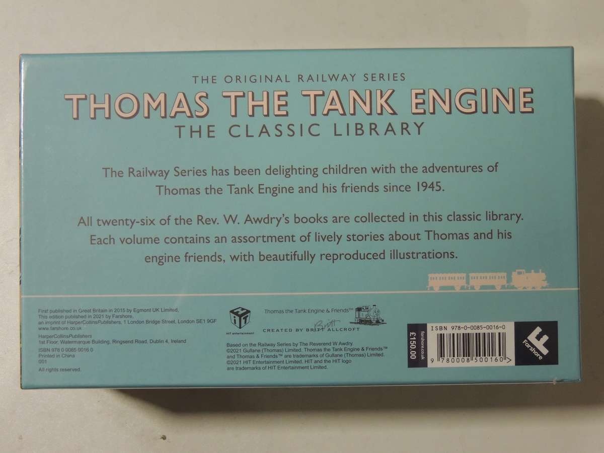 The Original Railway Series, Thomas The Tank Engine, 26 Book Box Set (New) - The Rev W. Awdry