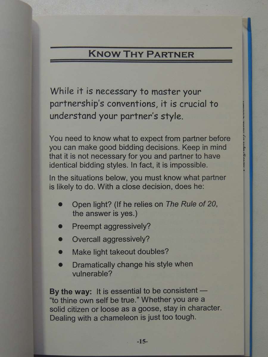 Points Schmoints Series Marty Sez Bergen's Bevy of Bridge Secrets - Marty Bergen Inscribed