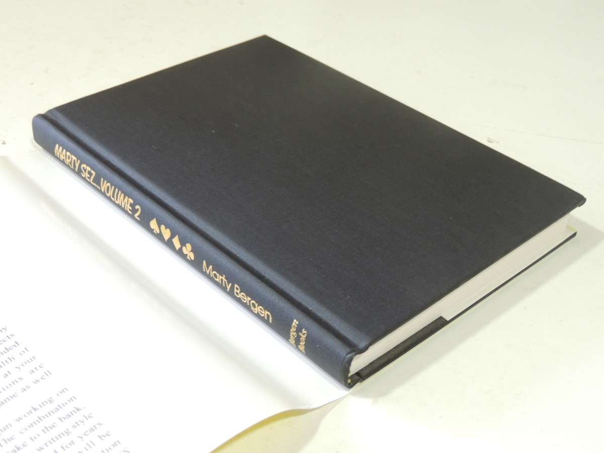 Marty Sez Volume 2  More Secrets of Winning Bridge - Marty Bergen Inscribed