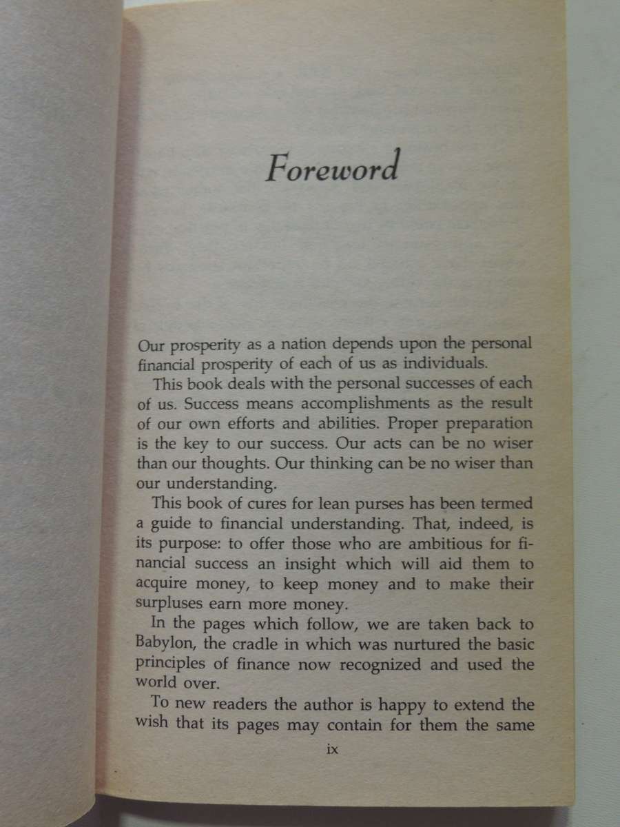 The Richest Man in Babylon - George S Clason