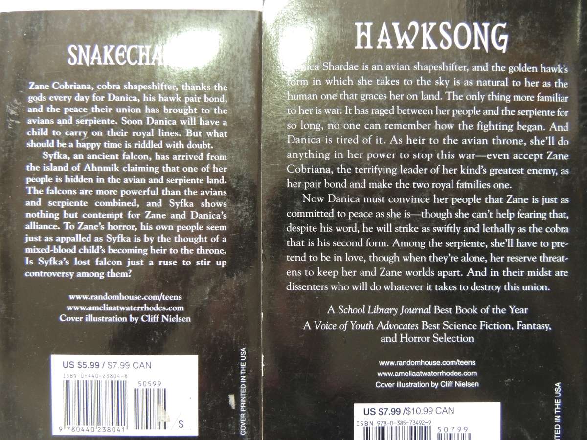 The Kiesha'Ra 4 Vol Set, Hawksong, Snakecharm, Falcondance, Wolfcry - Amelia Atwater-Rhodes