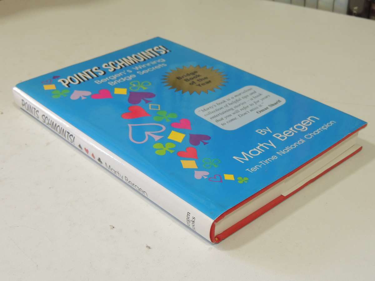 Points Schmoints! Bergen's Winning Bridge Secrets - Marty Bergen  SIGNED