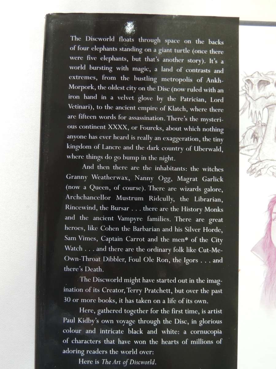 The Art of Discworld - Illustrated by Paul Kirby - Terry Pratchett      HARD COVER  First Edition