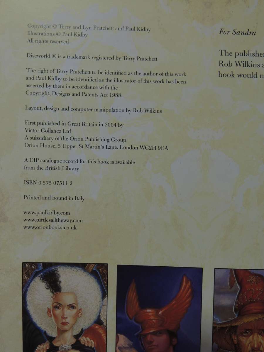 The Art of Discworld - Illustrated by Paul Kirby - Terry Pratchett      HARD COVER  First Edition