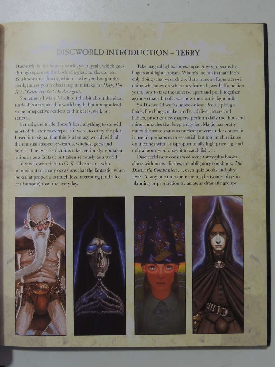 The Art of Discworld - Illustrated by Paul Kirby - Terry Pratchett      HARD COVER  First Edition