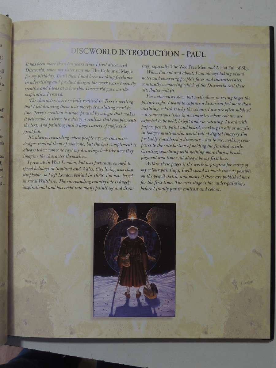 The Art of Discworld - Illustrated by Paul Kirby - Terry Pratchett      HARD COVER  First Edition