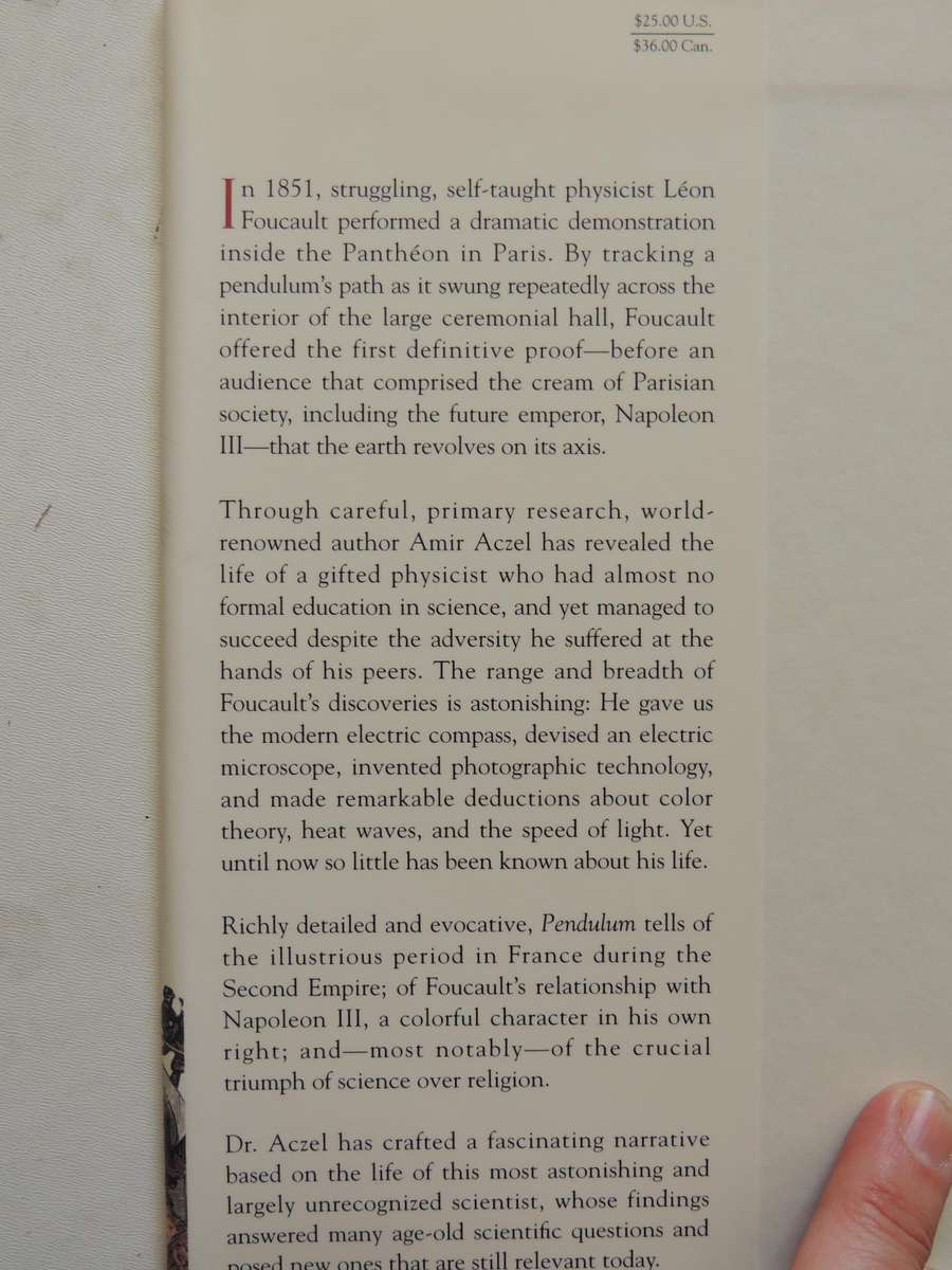 Pendulum: Leon Foucault And The Triumph Of Science - Amir D. Aczel