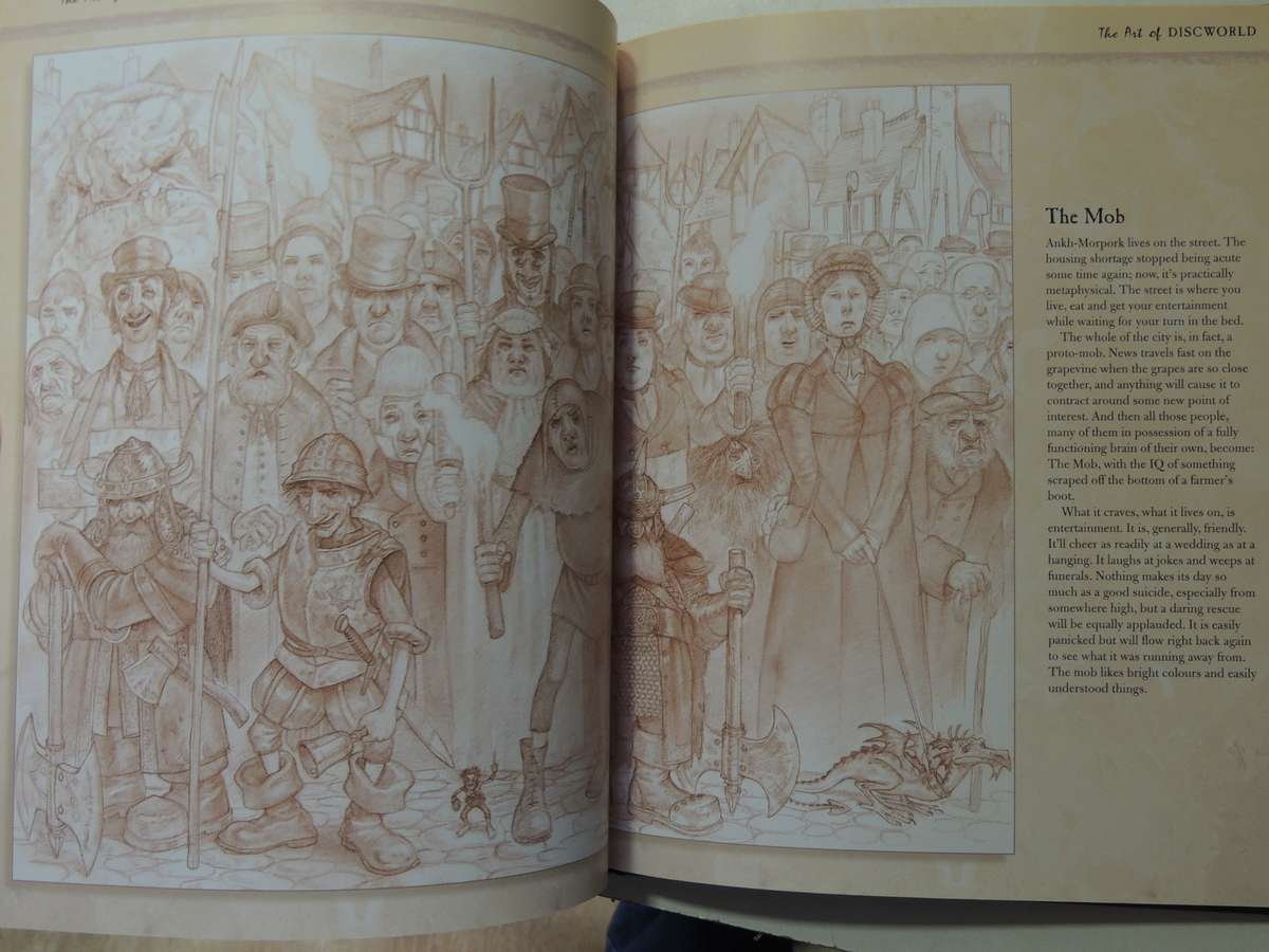 The Art of Discworld - Illustrated by Paul Kirby - Terry Pratchett      HARD COVER  First Edition