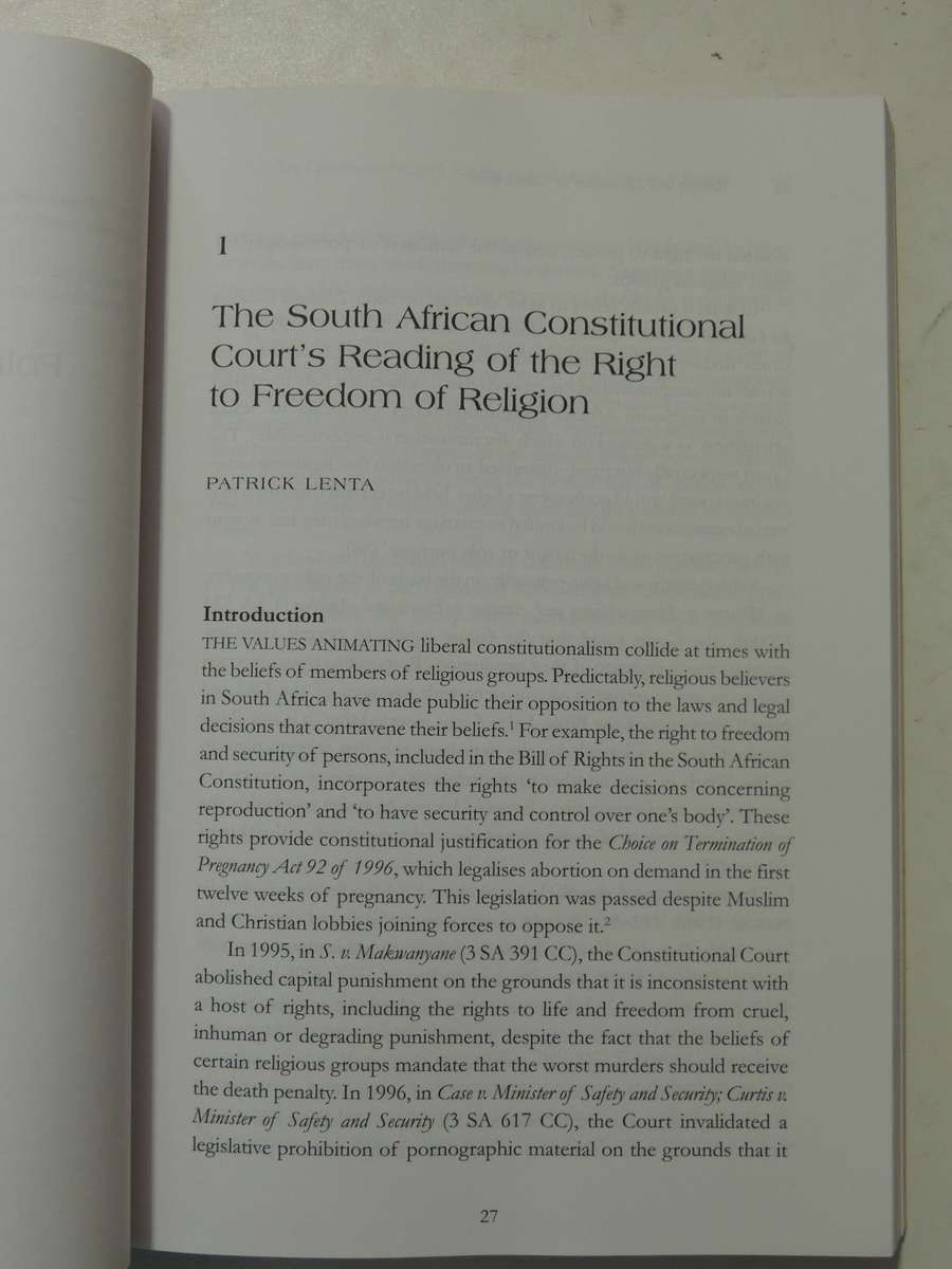 Religion And Spirituality In South Africa: New Perspectives - ed Duncan Brown