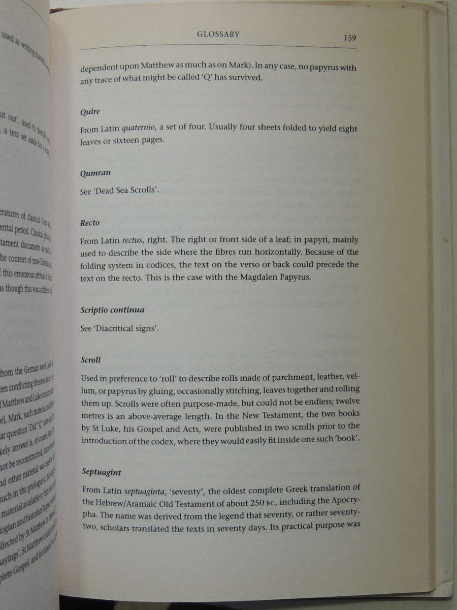 The Jesus Papyrus- Carsten Peter Thiede & Matthew D'Ancona