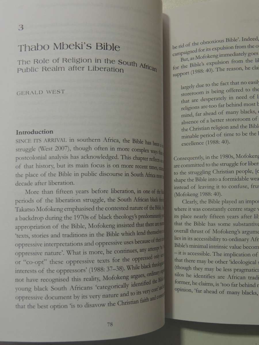 Religion And Spirituality In South Africa: New Perspectives - ed Duncan Brown