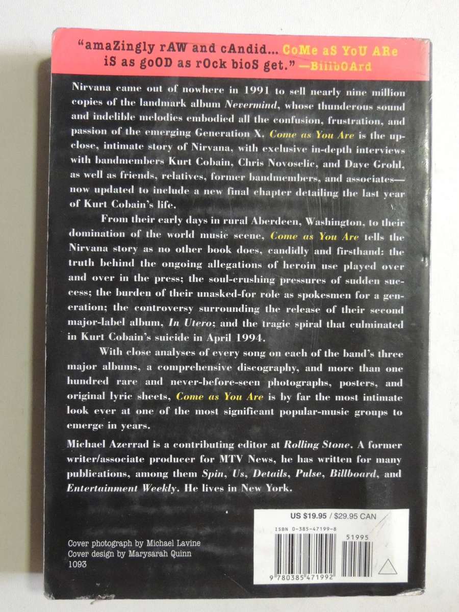 Come As You Are: The Story Of Nirvana - Michael Azerrad