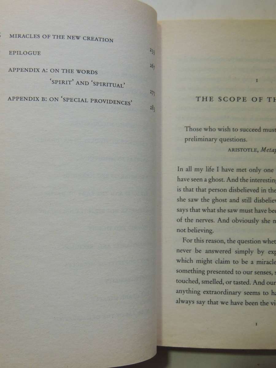 Miracles- C.S. Lewis