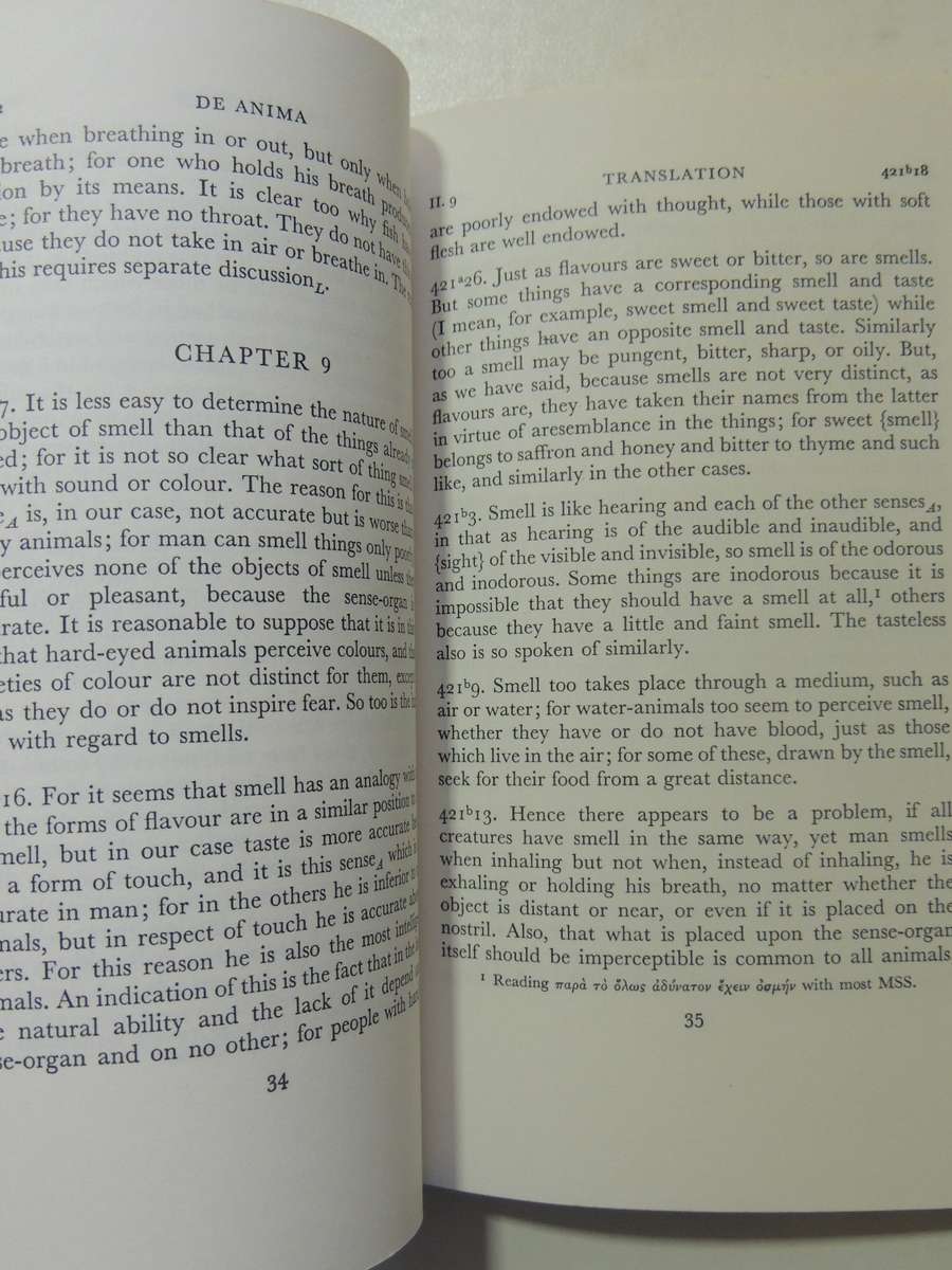 Aristotle's De Anima Books II & III - ed D.W. Hamlyn