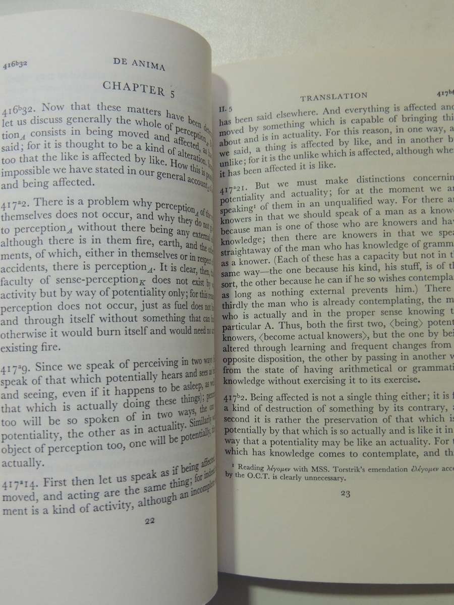 Aristotle's De Anima Books II & III - ed D.W. Hamlyn