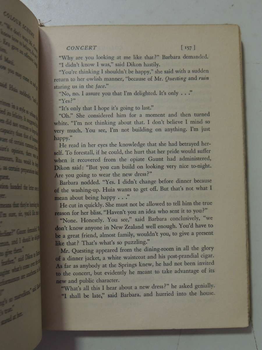 Colour Scheme - Ngaio Marsh   1st American Edition