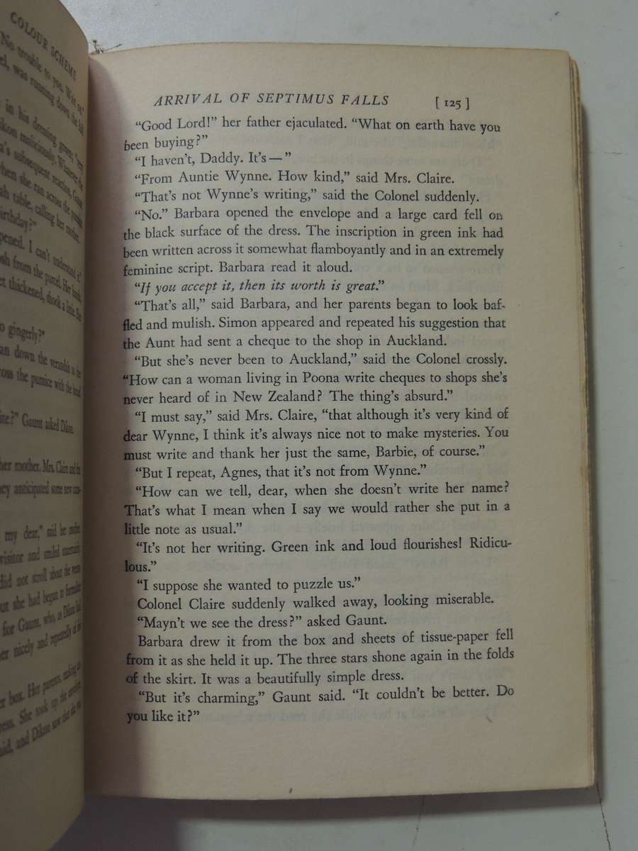 Colour Scheme - Ngaio Marsh   1st American Edition