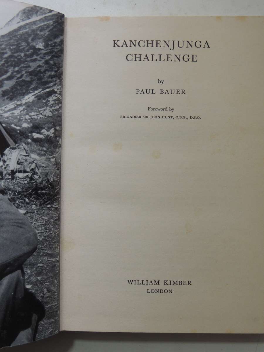 Kanchenjunga Challenge - Paul Bauer