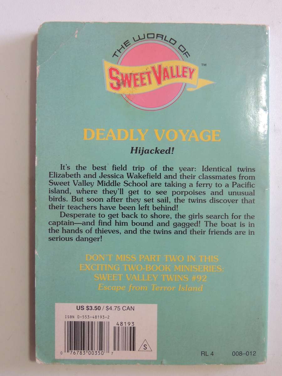 Sweet Valley Twins - Deadly Voyage No. 91 - Francine Pascal