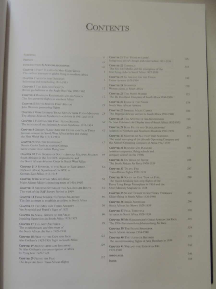 In Southern Skies - A Pictorial History Of Early Aviation In Southern Africa 1816-1940  J.W. Illsley