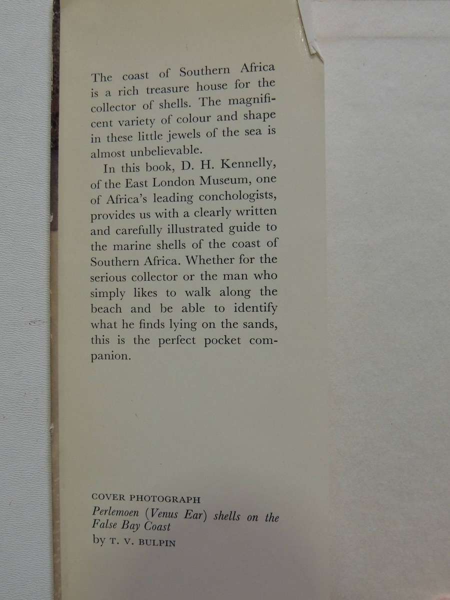 Marine Shells Of A Southern Africa - D.H. Kennelly
