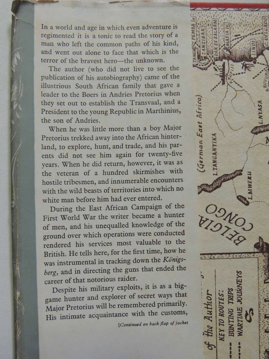 Jungle Man: The Autobiography Of Major P.J. Pretorius  -  3rd Impression 1949
