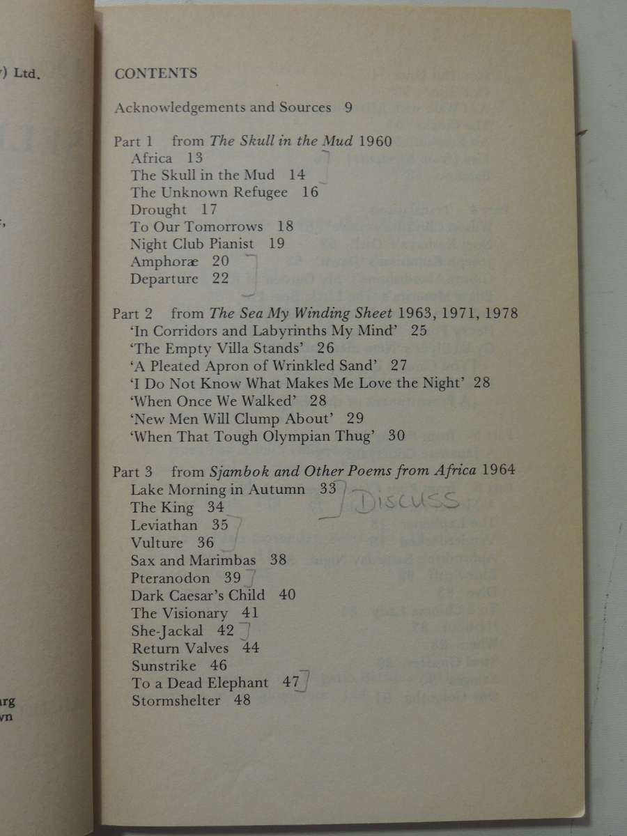 Selected Poems - Douglas Livingstone
