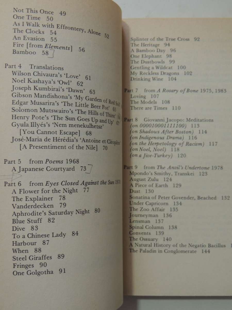 Selected Poems - Douglas Livingstone