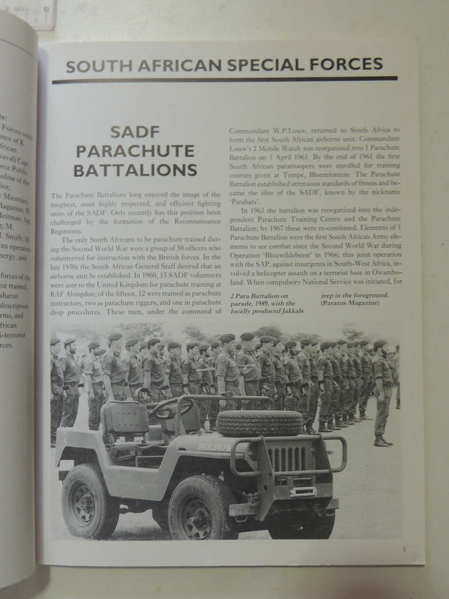 Osprey Elite Series: South African Special Forces  Robert Pitta, Jeff Fannell & Simon McCouaig