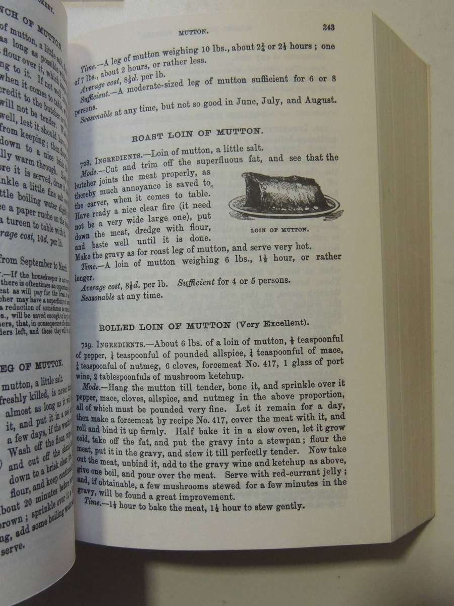Mrs Beeton's Book Of Household Management: An Illustrated Facsimile Of The First Edition Isabella Be