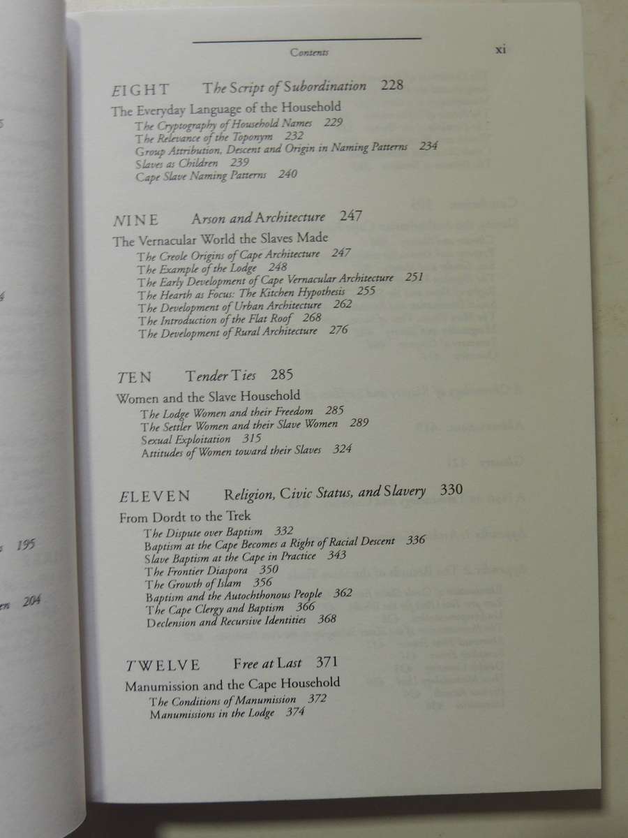 Children Of Bondage: A Social History Of The Slave Society At The Cape Of Good Hope, 1652-1838Rober