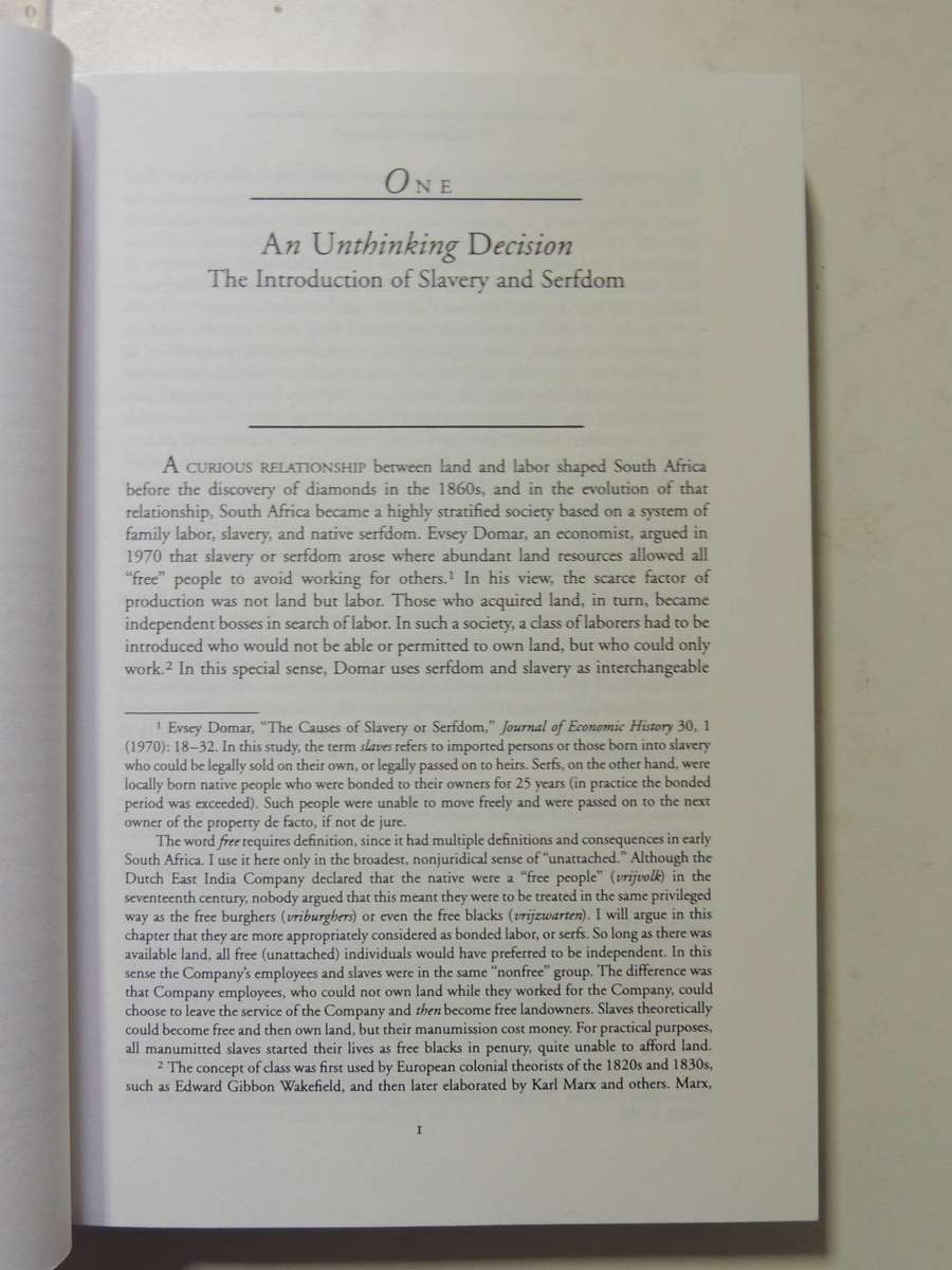Children Of Bondage: A Social History Of The Slave Society At The Cape Of Good Hope, 1652-1838Rober