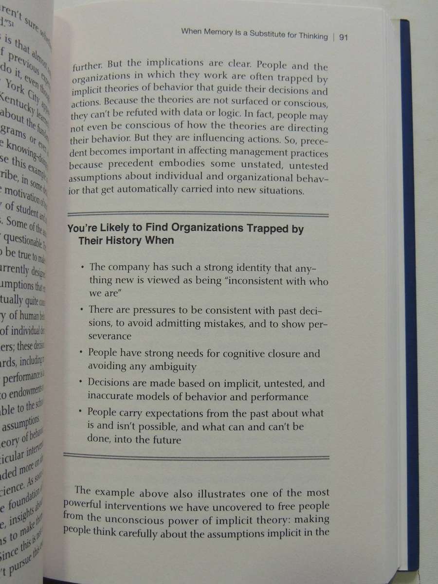 The Knowing-Doing Gap: How Smart Companies Turn Knowledge Into Action Jeffrey Pfeffer & Robert I. Su
