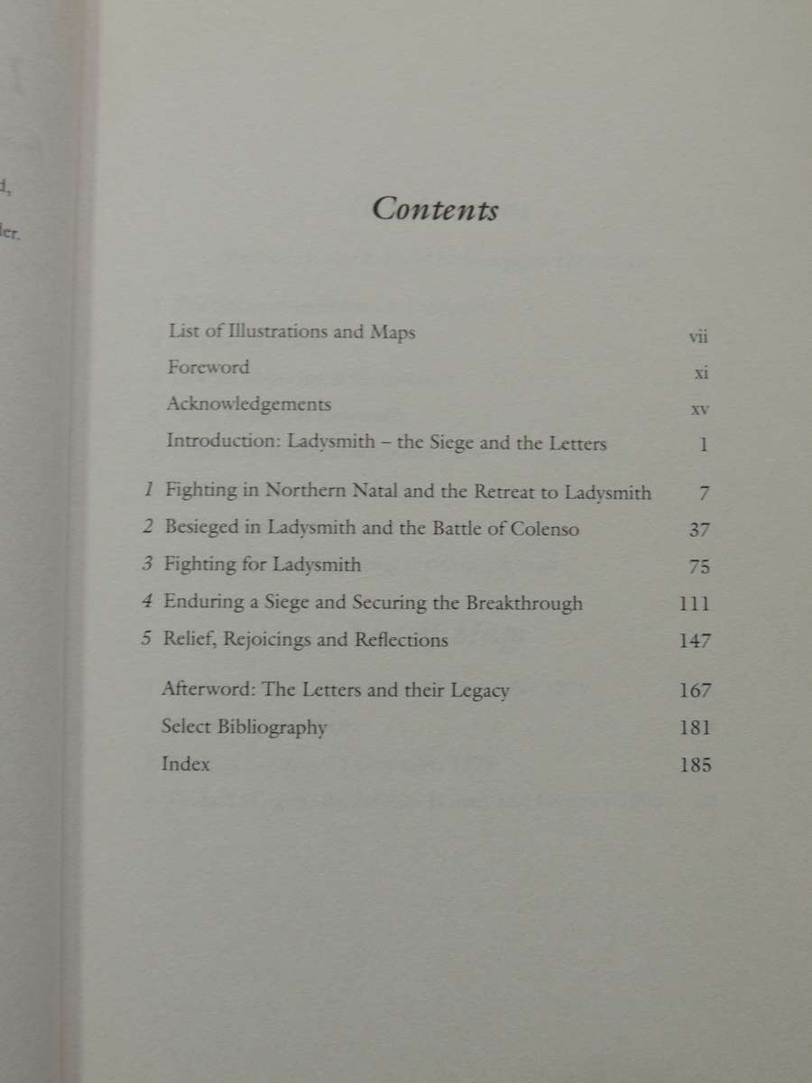 Letters From Ladysmith: Eyewitness Accounts From The South African War - ed Edward Spiers