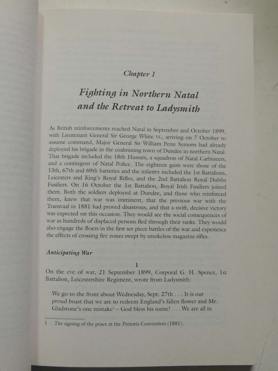 Letters From Ladysmith: Eyewitness Accounts From The South African War - ed Edward Spiers