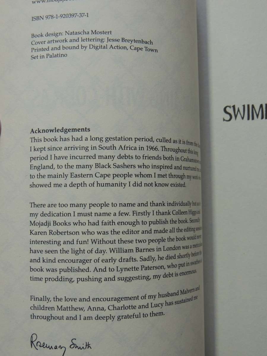 Swimming With Cobras-  Rosemary Smith