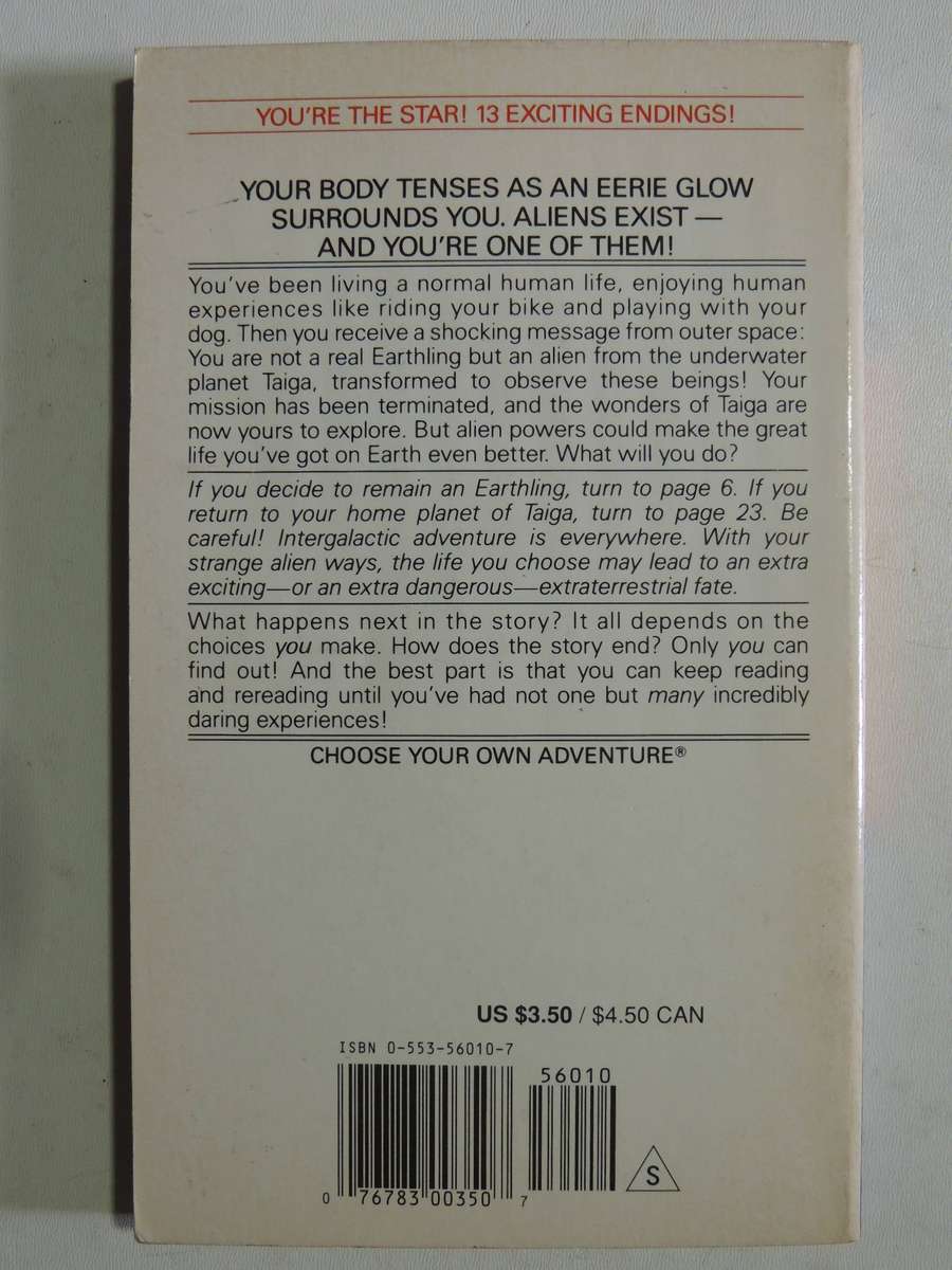 Choose Your Own Adventure No. 156: You Are An Alien - Edward Packard