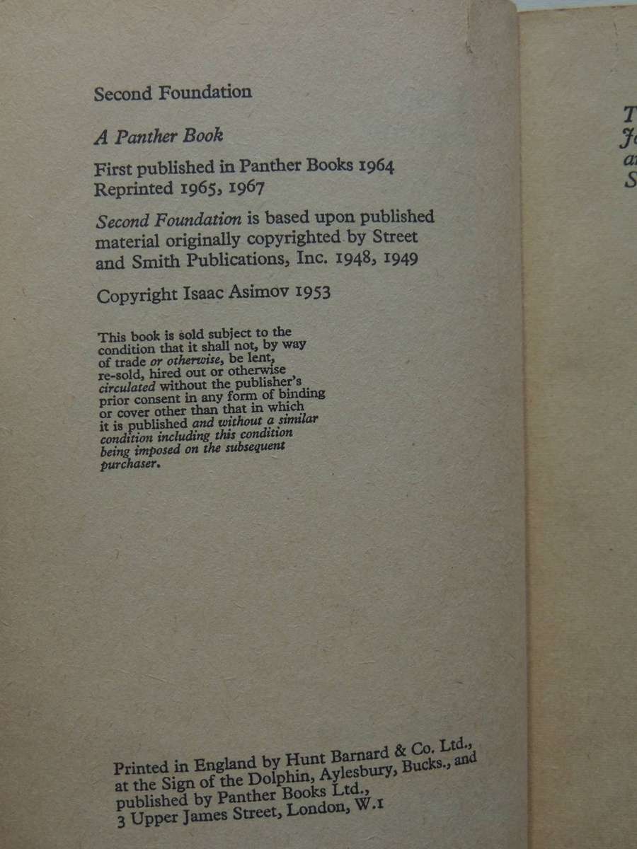 Second Foundation - Isaac Asimov
