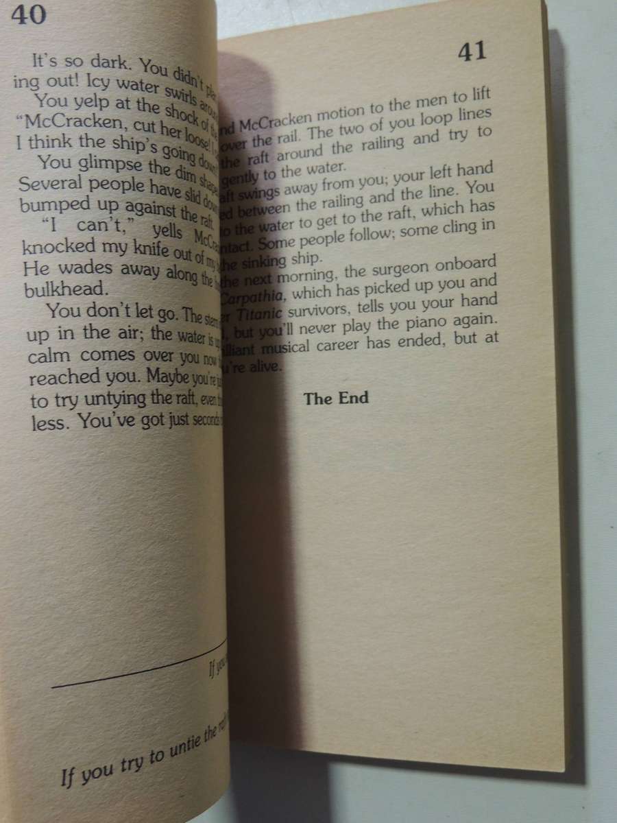 Choose Your Own Adventure No. 169: Terror On The Titanic - Jim Wallace