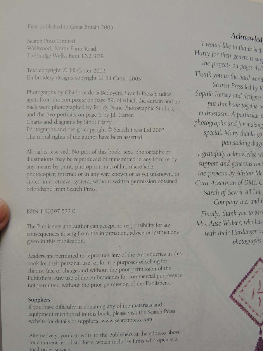 Beginners Guide To Hardanger - Jill Carter