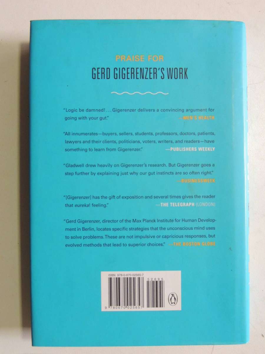 Risk Savvy: How To Make Good Decisions - Gerd Gigerenzer