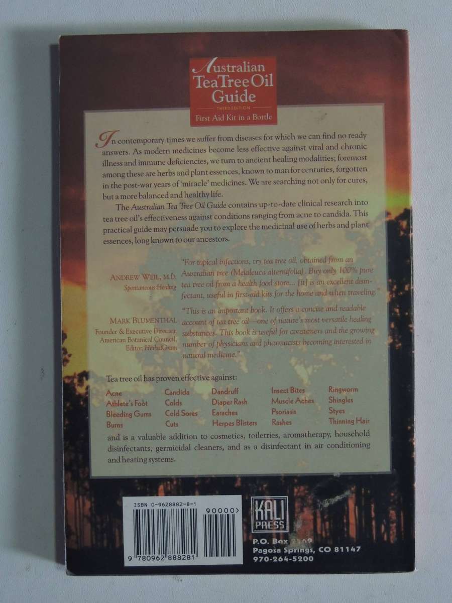 Australian Tea Tree Oil Guide - First Aid Kit In A Bottle- Cynthia Olsen