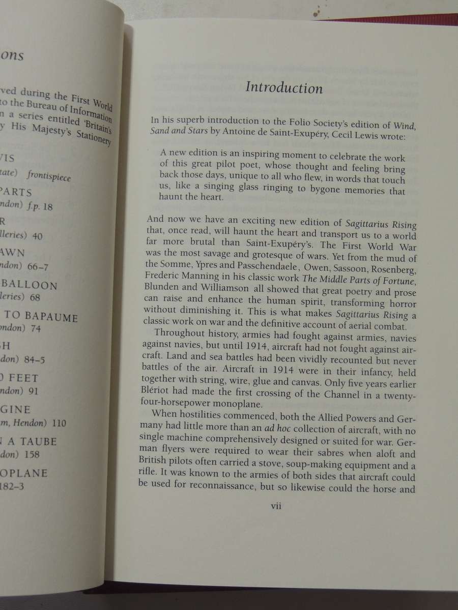 Sagittarius Rising - Cecil Lewis     The Folio Society, 1998