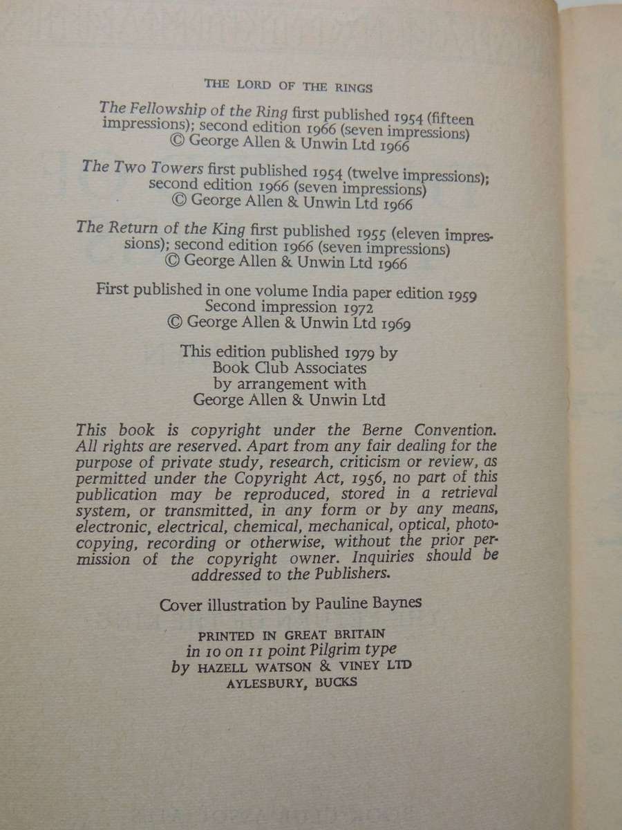 The Lord Of The Rings - J.R.R. Tolkien