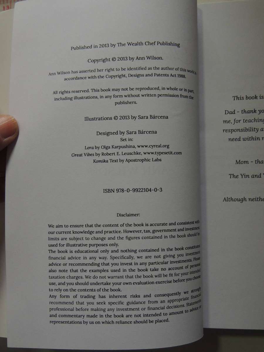 The Wealth Chef - How to Make Your Money Work Harder, So You Don't Have To - Ann Wilson