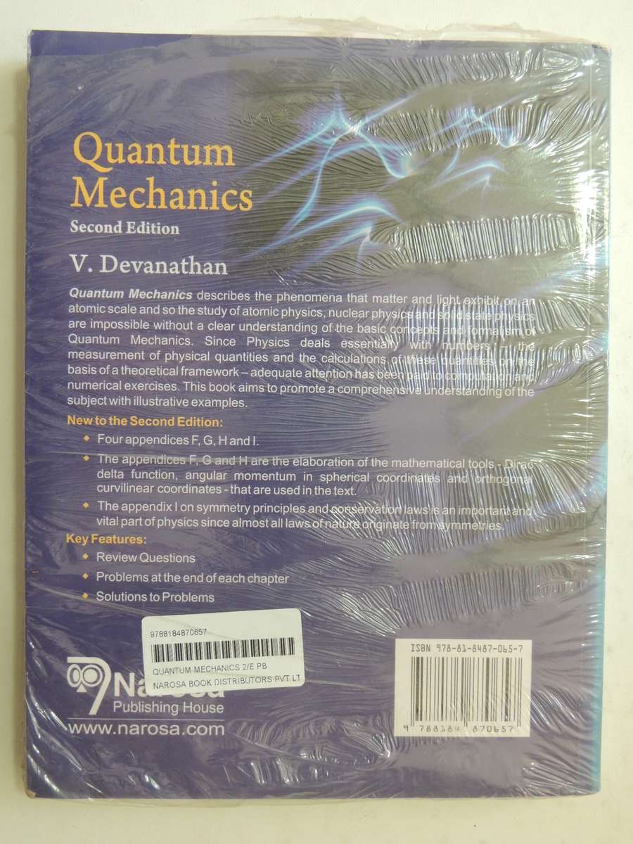 Quantum Mechanics 2nd Ed.  - V Devanathan