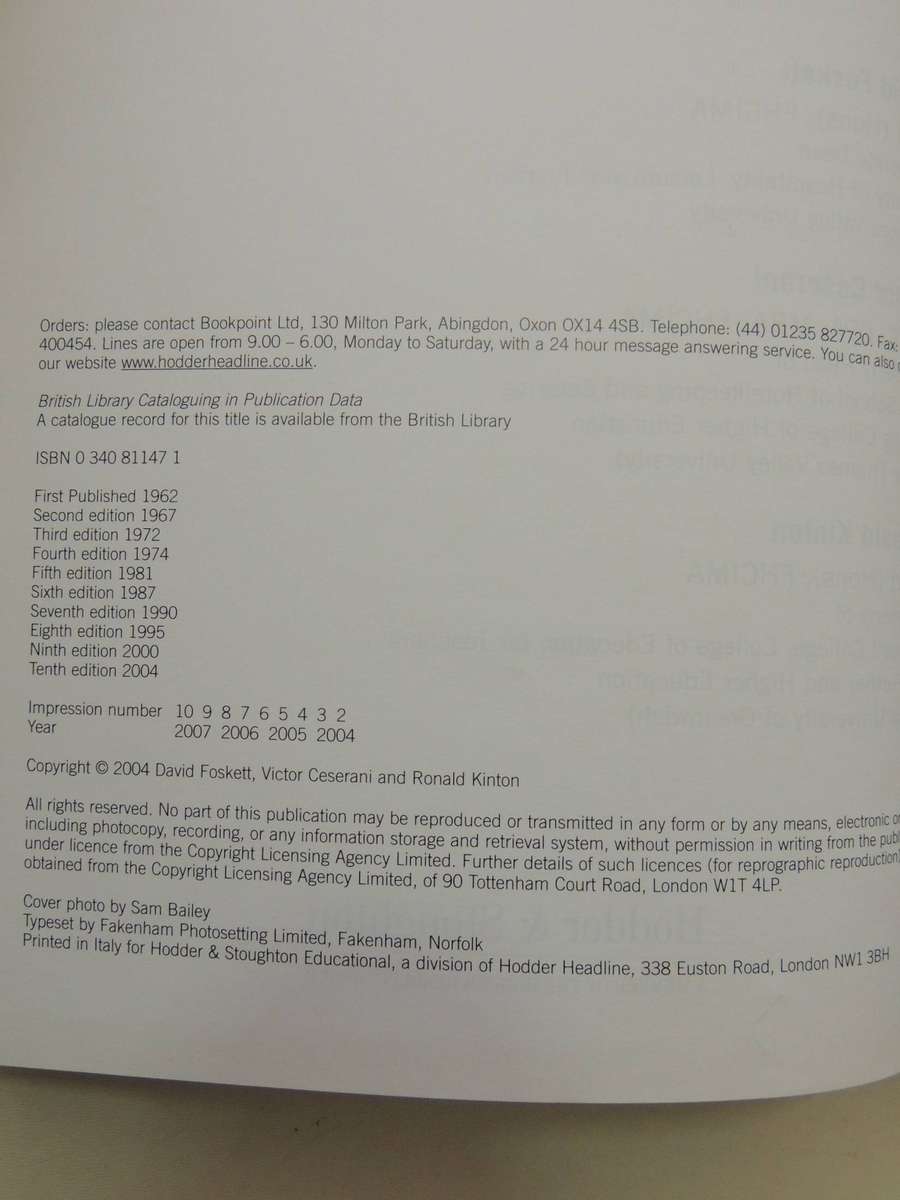 Practical Cookery (10th Edition) - Professor David Foskett, Victor Ceserani & Ronald Kinton